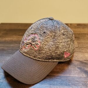 Detroit Lions Football NFL Pink Ribbon Breast Cancer  Awareness Hat